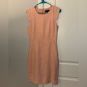 J. Crew Peach Sheath Dress